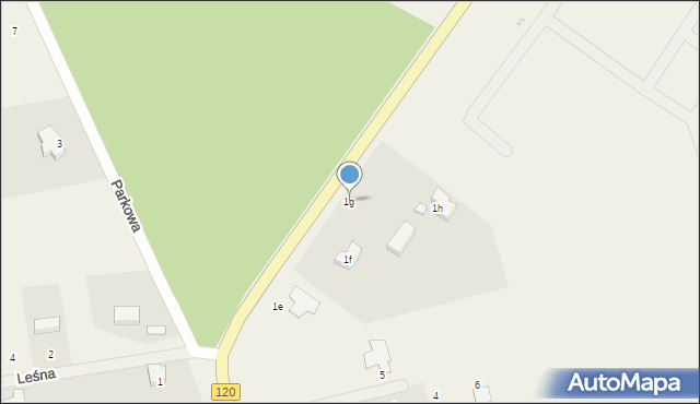 Bielkowo, Bielkowo, 1g, mapa Bielkowo