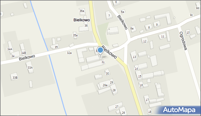 Bielkowo, Bielkowo, 32, mapa Bielkowo
