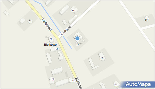 Bielkowo, Bielkowo, 29, mapa Bielkowo