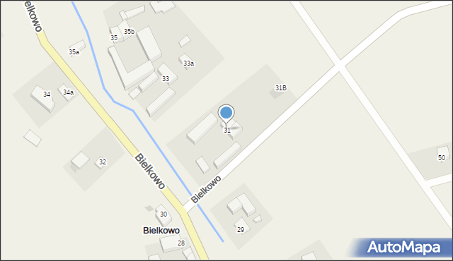 Bielkowo, Bielkowo, 31, mapa Bielkowo