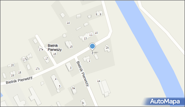 Bielnik Pierwszy, Bielnik Pierwszy, 2, mapa Bielnik Pierwszy