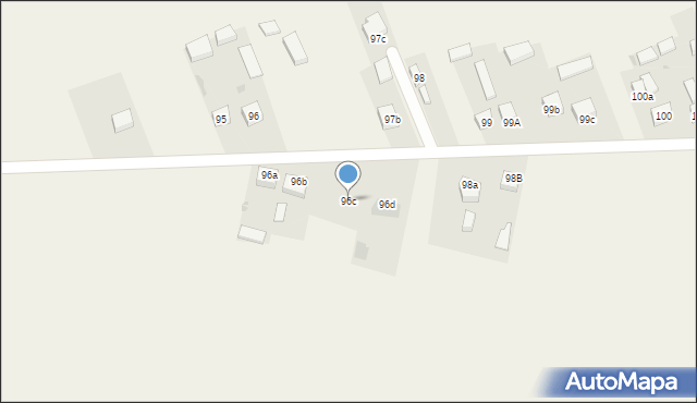 Bielowice, Bielowice, 96c, mapa Bielowice