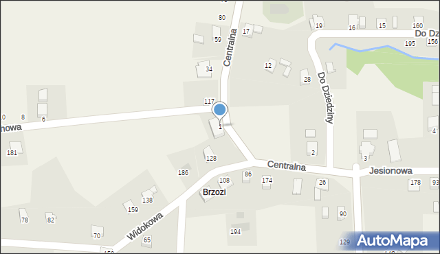 Bielowicko, Bielowicko, 1, mapa Bielowicko