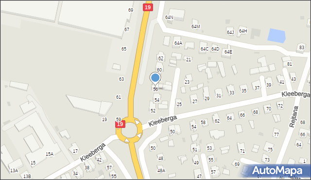 Bielsk Podlaski, Białostocka, 56, mapa Bielsk Podlaski