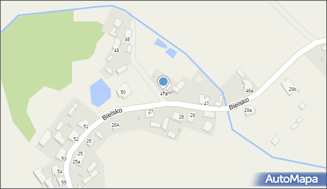 Bielsko, Bielsko, 47a, mapa Bielsko