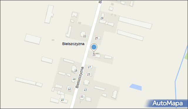 Bielszczyzna, Bielszczyzna, 21, mapa Bielszczyzna