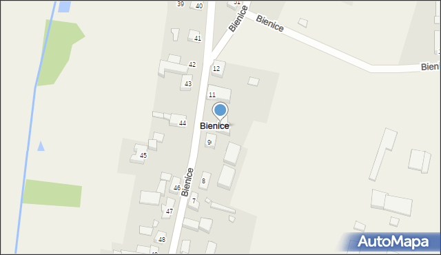 Bienice, Bienice, 10, mapa Bienice