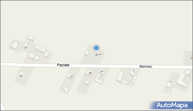 Bieniec, Bieniec, 2C, mapa Bieniec