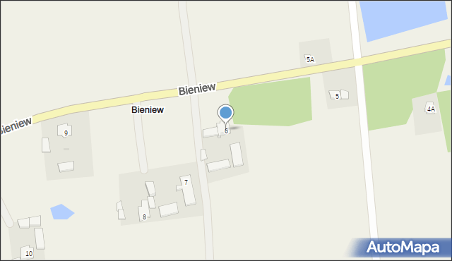 Bieniew, Bieniew, 6, mapa Bieniew