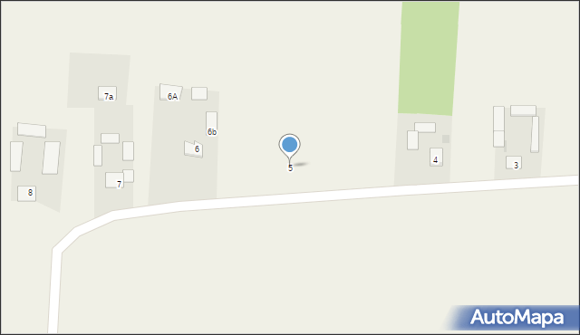 Bieniewo-Parcela, Bieniewo-Parcela, 5, mapa Bieniewo-Parcela