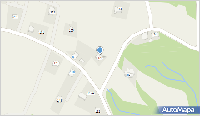 Bieńkowice, Bieńkowice, 123, mapa Bieńkowice