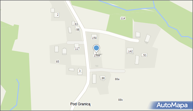 Bieńkowice, Bieńkowice, 159a, mapa Bieńkowice