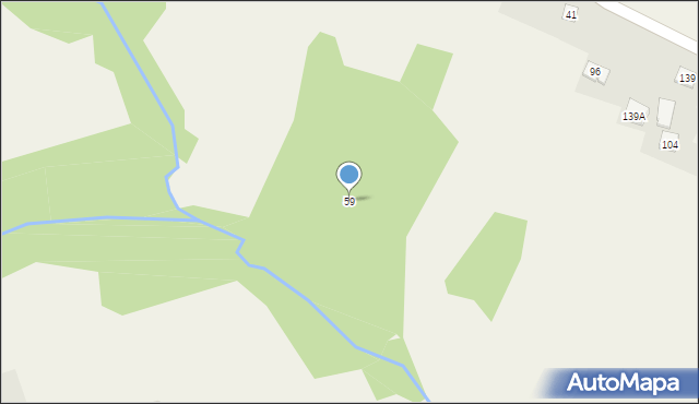 Bieńkowice, Bieńkowice, 59, mapa Bieńkowice