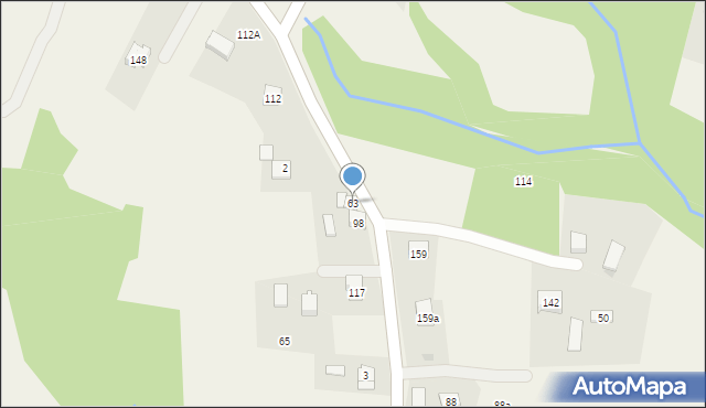 Bieńkowice, Bieńkowice, 63, mapa Bieńkowice