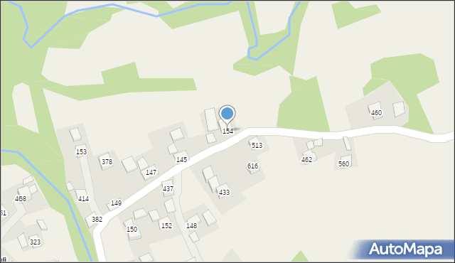 Bieńkówka, Bieńkówka, 154, mapa Bieńkówka