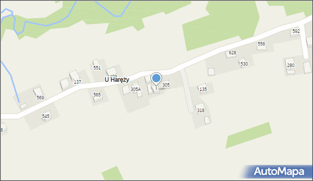 Bieńkówka, Bieńkówka, 319, mapa Bieńkówka