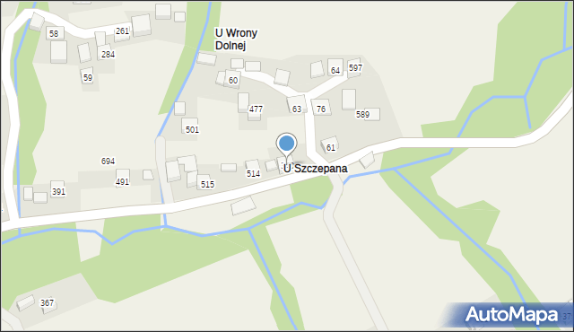 Bieńkówka, Bieńkówka, 340, mapa Bieńkówka