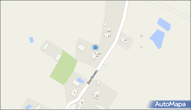 Bieńkowo, Bieńkowo, 9, mapa Bieńkowo