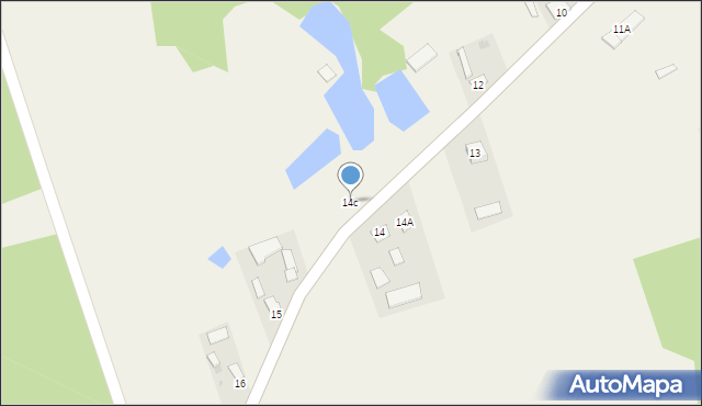 Bierdzież, Bierdzież, 14c, mapa Bierdzież