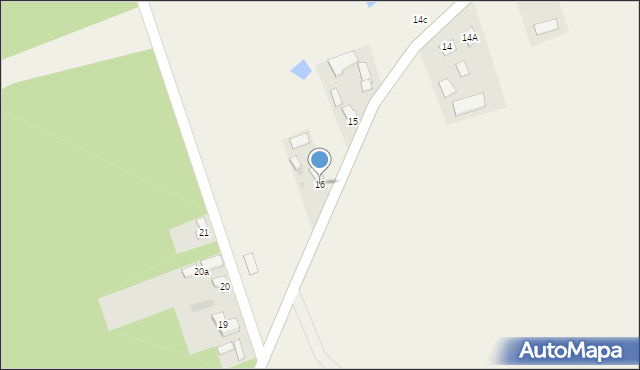 Bierdzież, Bierdzież, 16, mapa Bierdzież