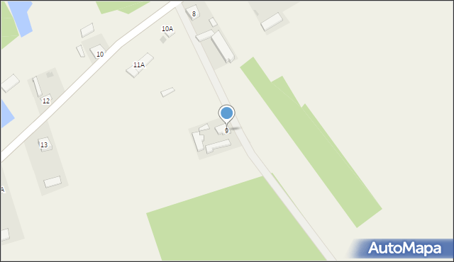 Bierdzież, Bierdzież, 9, mapa Bierdzież