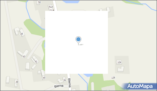 Bierna, Bierna, 127, mapa Bierna
