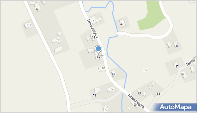 Bierna, Bierna, 81, mapa Bierna