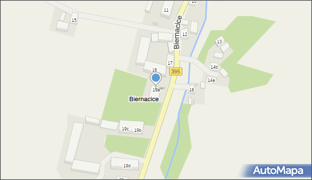 Biernacice, Biernacice, 19a, mapa Biernacice