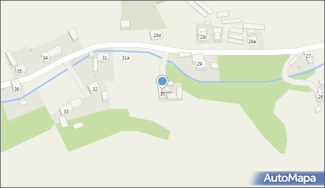 Biernacice, Biernacice, 30, mapa Biernacice