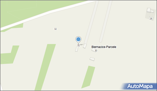 Biernacice, Biernacice, 31, mapa Biernacice