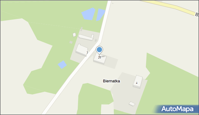 Biernatka, Biernatka, 26, mapa Biernatka