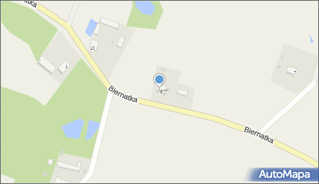 Biernatka, Biernatka, 8a, mapa Biernatka