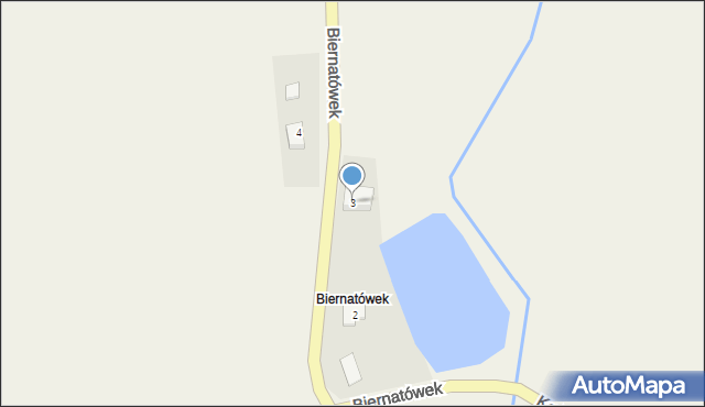 Biernatówek, Biernatówek, 3, mapa Biernatówek