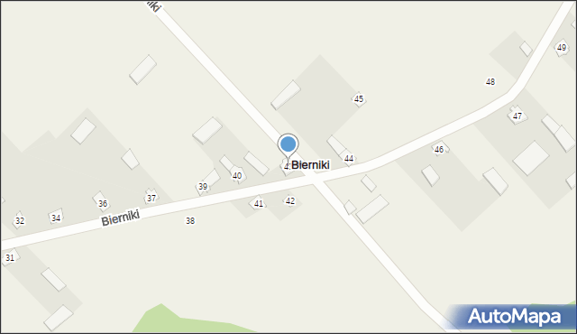 Bierniki, Bierniki, 43, mapa Bierniki