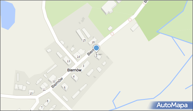 Biernów, Biernów, 2, mapa Biernów