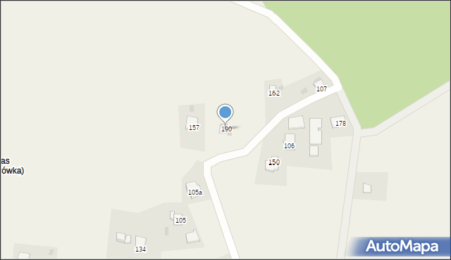 Bierówka, Bierówka, 190, mapa Bierówka