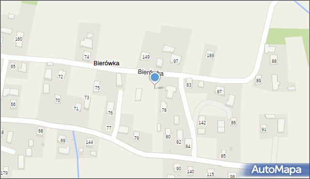 Bierówka, Bierówka, 193, mapa Bierówka