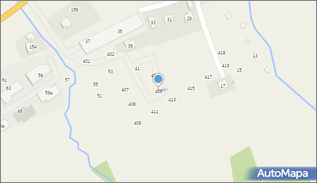 Biertowice, Biertowice, 406, mapa Biertowice