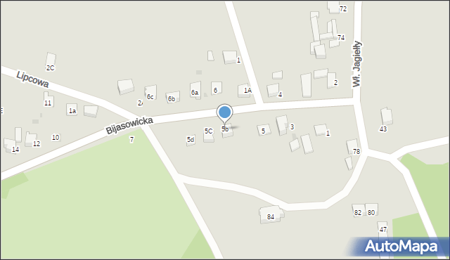 Bieruń, Bijasowicka, 5b, mapa Bieruń