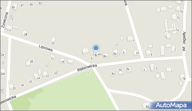 Bieruń, Bijasowicka, 6c, mapa Bieruń
