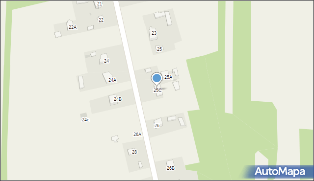 Bierwce, Bierwce, 25C, mapa Bierwce