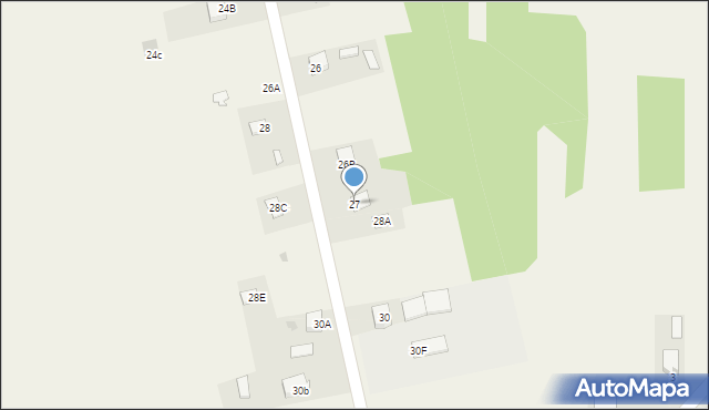 Bierwce, Bierwce, 27, mapa Bierwce