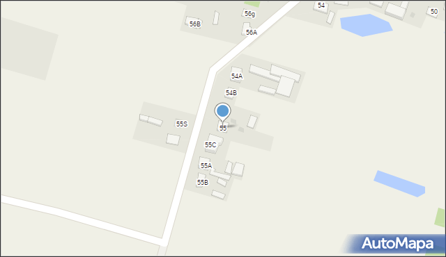 Bierwce, Bierwce, 55, mapa Bierwce