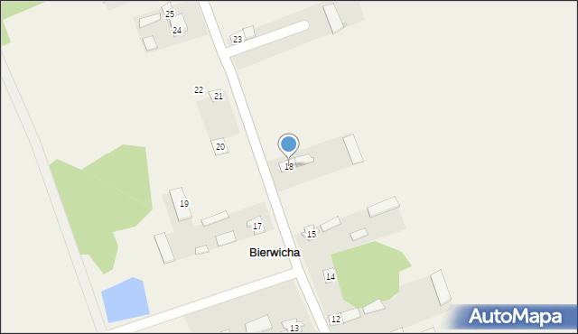 Bierwicha, Bierwicha, 18, mapa Bierwicha