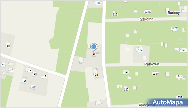 Bierwiecka Wola, Bierwiecka Wola, 2c, mapa Bierwiecka Wola