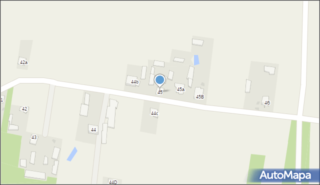 Bierwiecka Wola, Bierwiecka Wola, 45, mapa Bierwiecka Wola