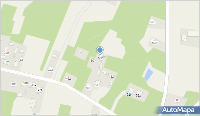 Bierwiecka Wola, Bierwiecka Wola, 50c, mapa Bierwiecka Wola