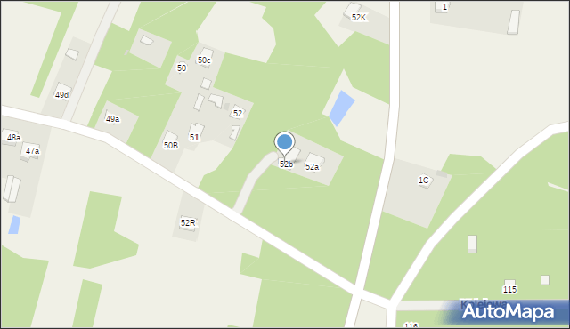 Bierwiecka Wola, Bierwiecka Wola, 52b, mapa Bierwiecka Wola