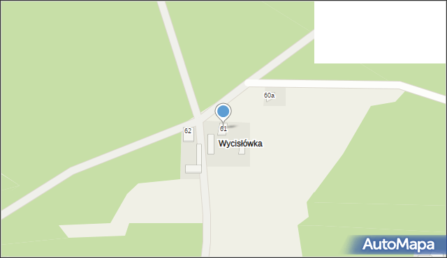 Bierwiecka Wola, Bierwiecka Wola, 61, mapa Bierwiecka Wola