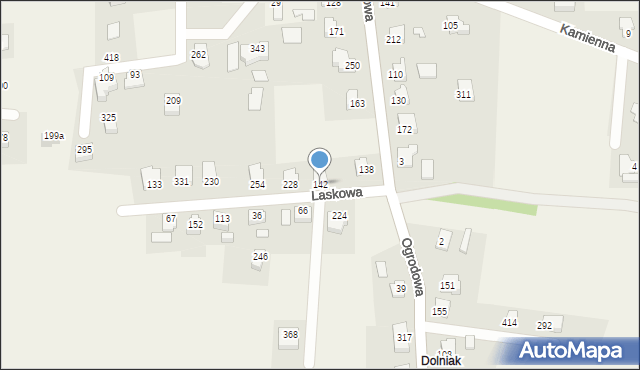 Biery, Biery, 142, mapa Biery